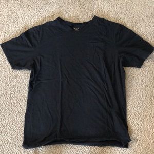 Faded Glory Black V-Neck T-Shirt